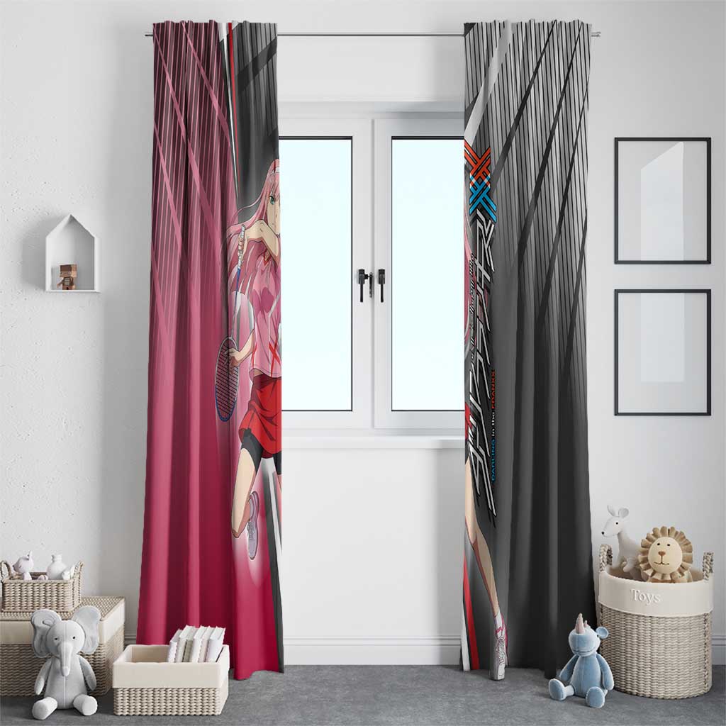 Zero Two Window Curtain Sci-Fi Anime Sports Crossover Style