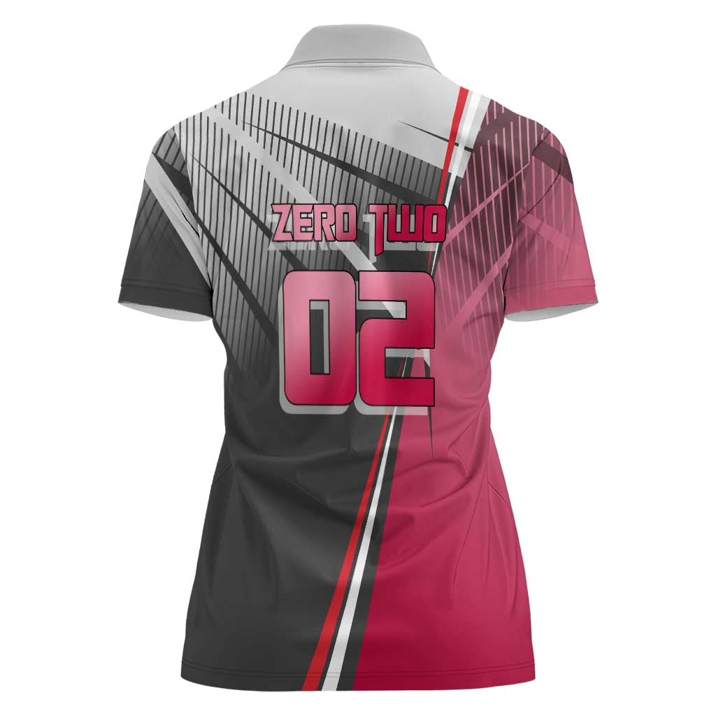 Zero Two Women Polo Shirt Sci-Fi Anime Sports Crossover Style