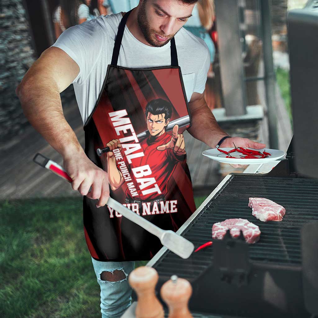 Personalized Metal Bat Apron One Punch Man Baseball Crossover Design