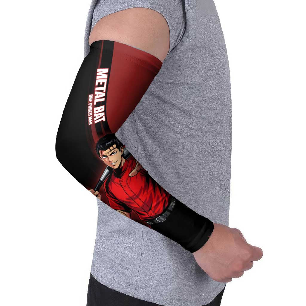 Personalized Metal Bat Arm Sleeves One Punch Man Baseball Crossover Design