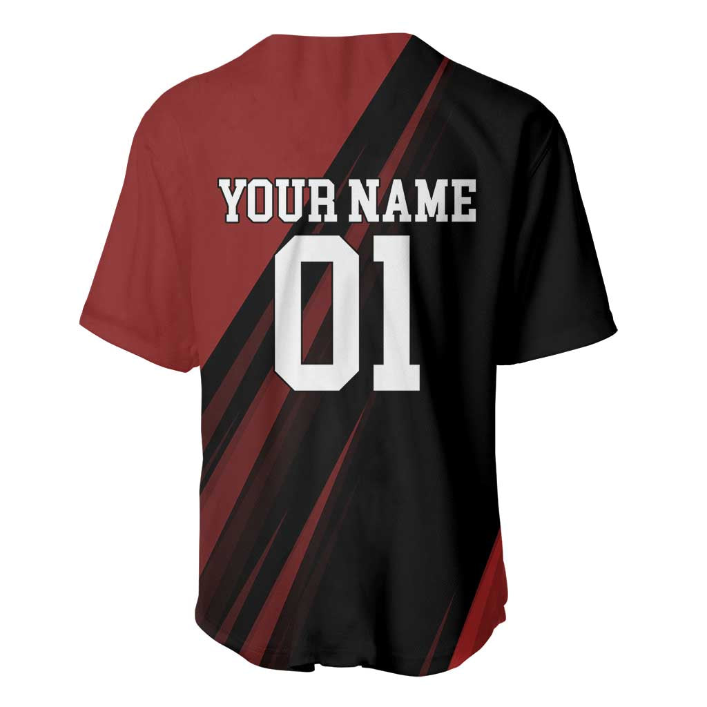 Personalized Metal Bat Baseball Jersey One Punch Man Baseball Crossover Design
