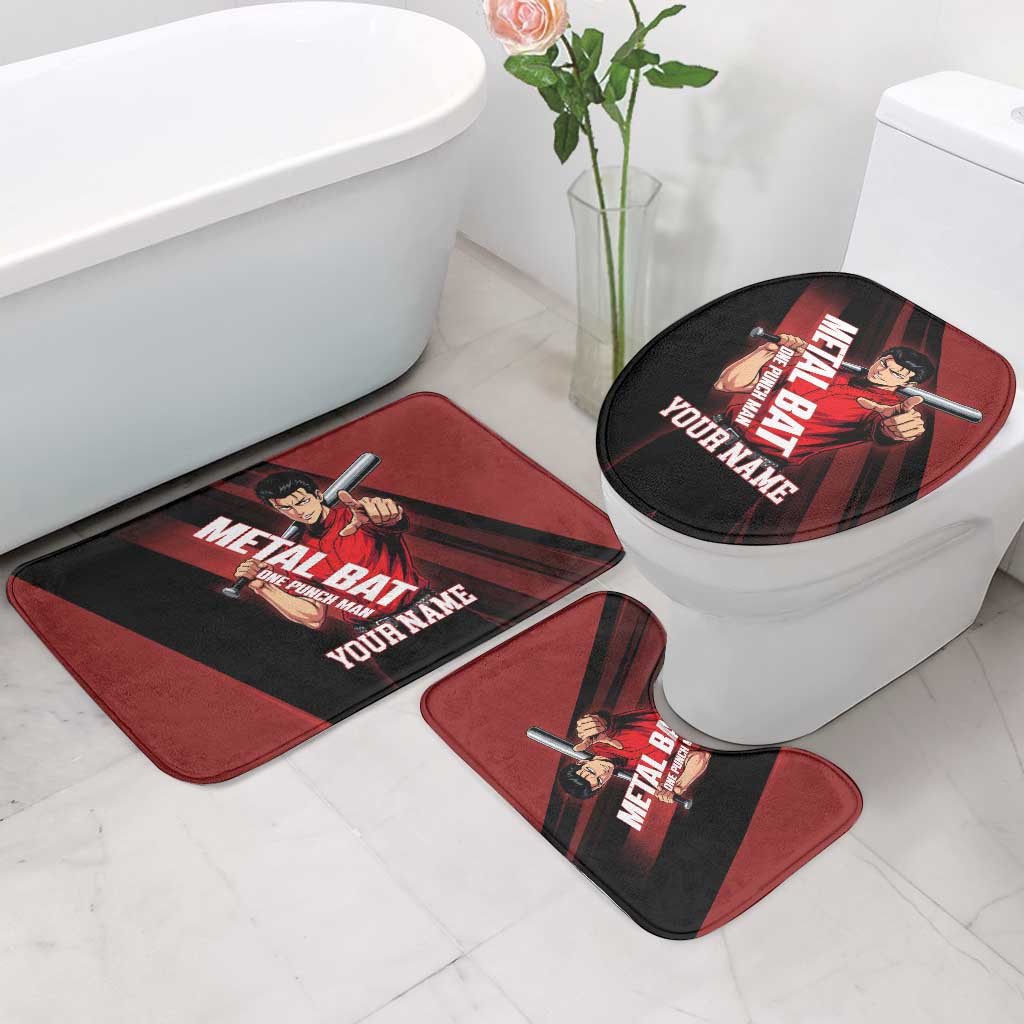 Personalized Metal Bat Bathroom Set One Punch Man Baseball Crossover Design