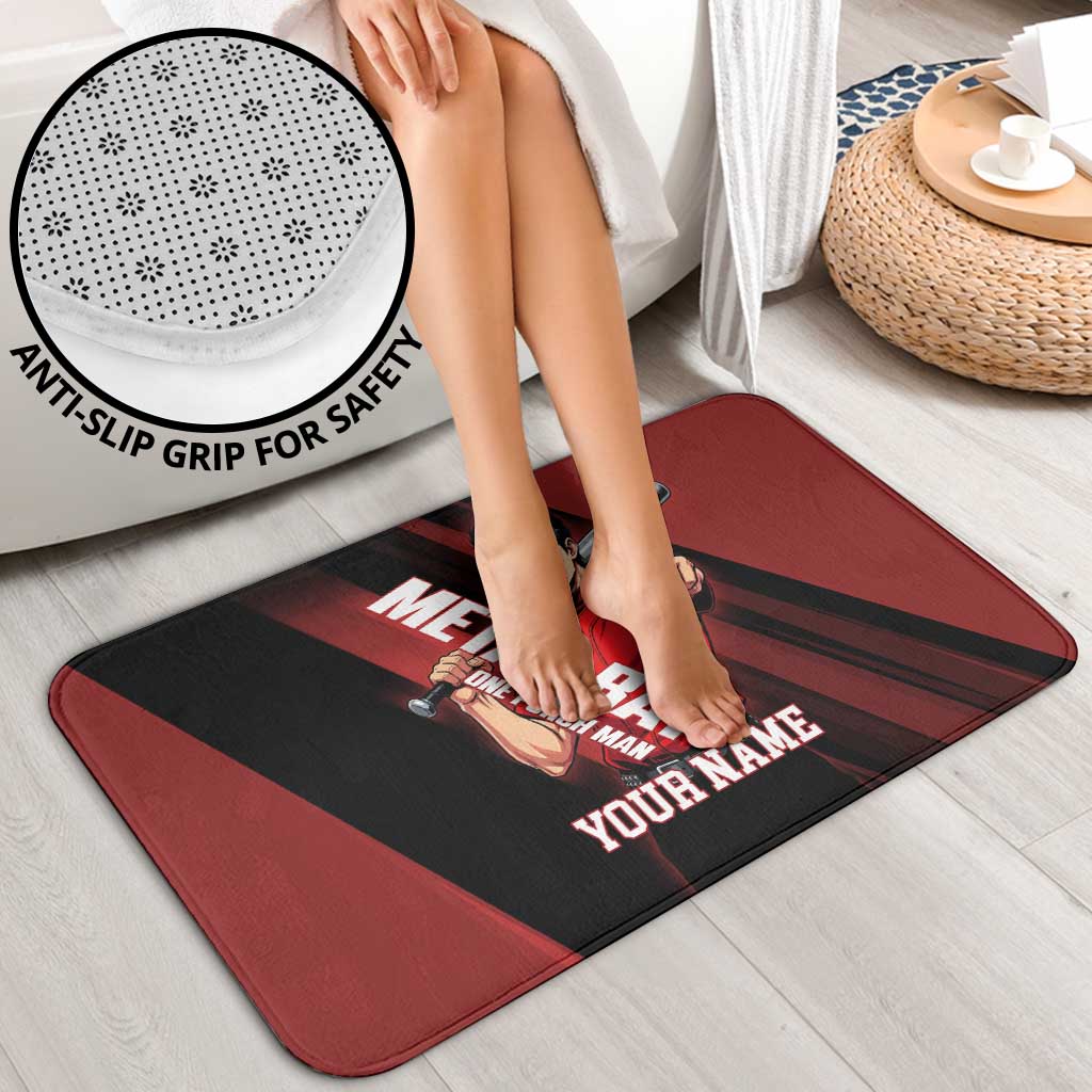 Personalized Metal Bat Bathroom Set One Punch Man Baseball Crossover Design