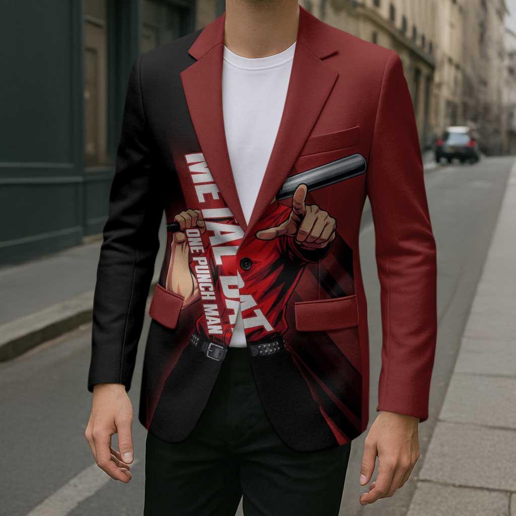 Personalized Metal Bat Blazer One Punch Man Baseball Crossover Design