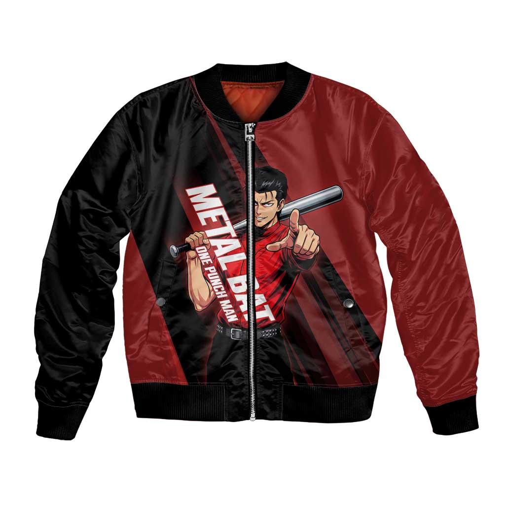 Personalized Metal Bat Bomber Jacket One Punch Man Baseball Crossover Design