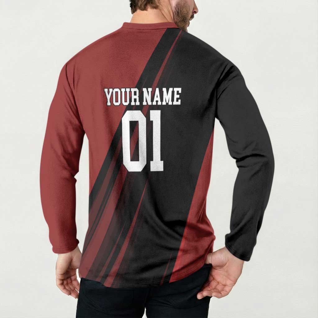 Personalized Metal Bat Button Sweatshirt One Punch Man Baseball Crossover Design