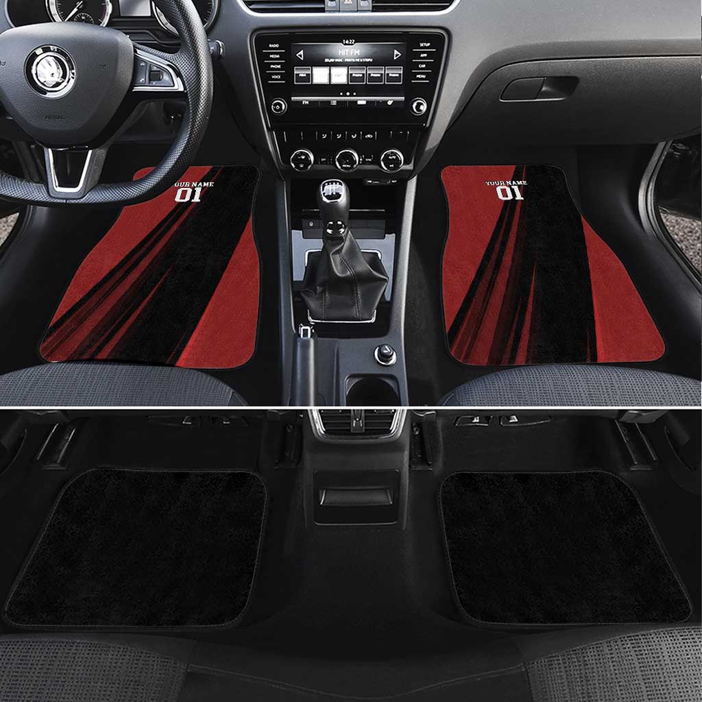 Personalized Metal Bat Car Mats One Punch Man Baseball Crossover Design