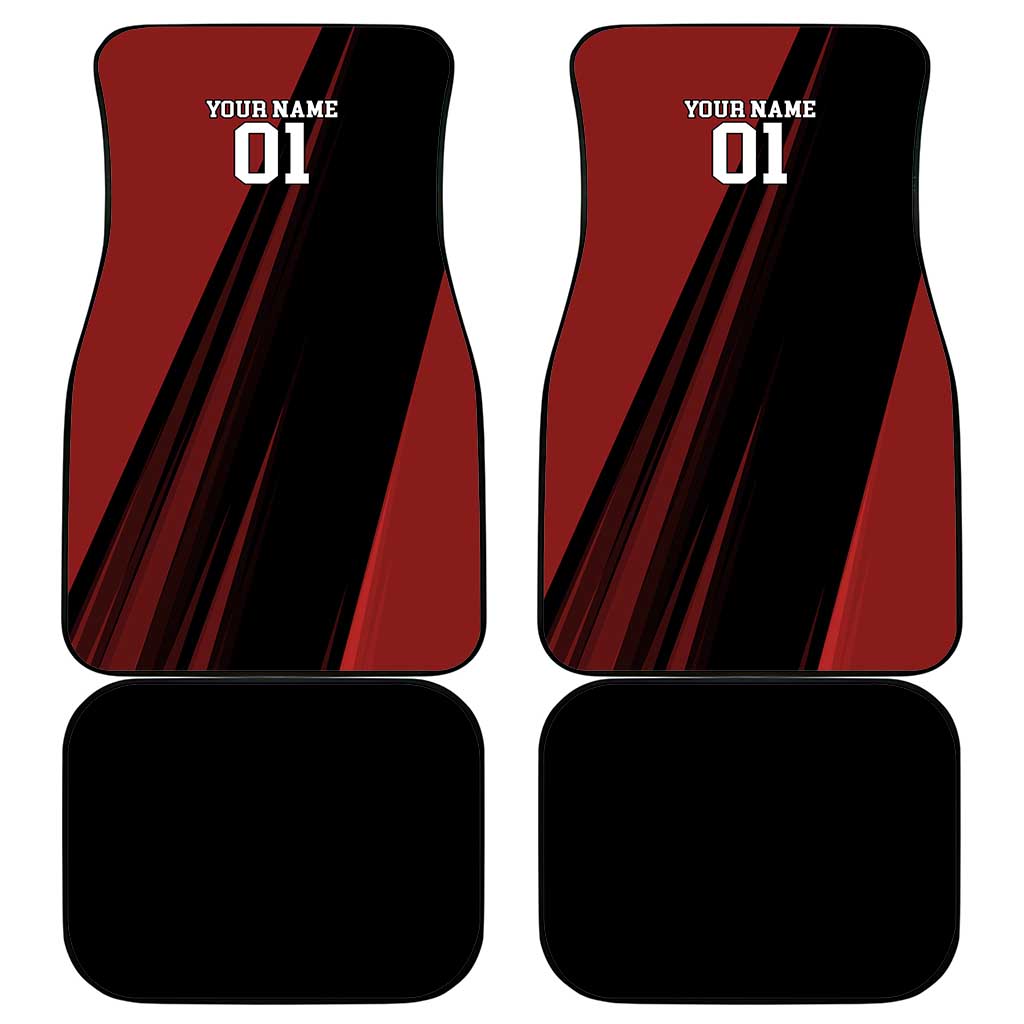 Personalized Metal Bat Car Mats One Punch Man Baseball Crossover Design