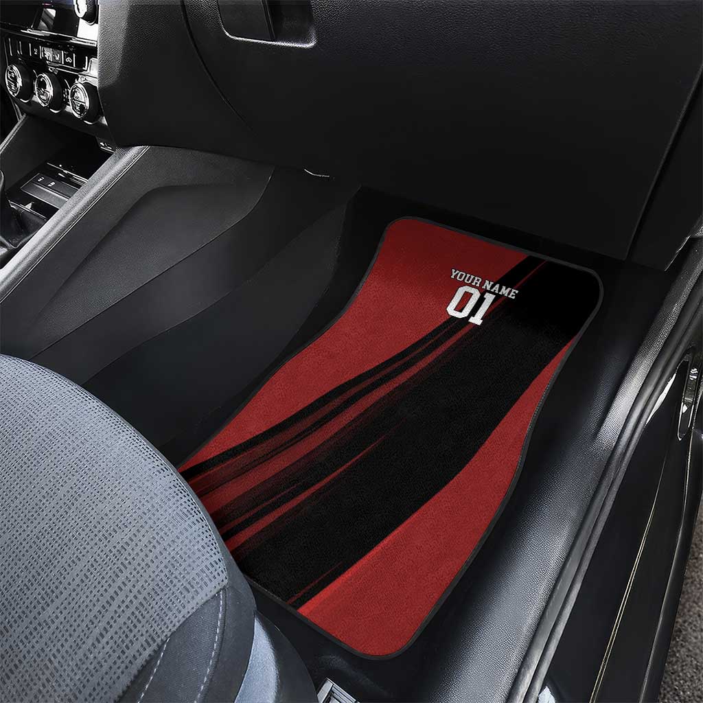 Personalized Metal Bat Car Mats One Punch Man Baseball Crossover Design