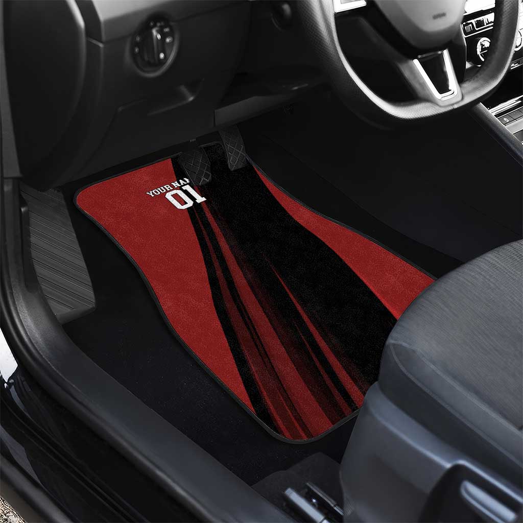 Personalized Metal Bat Car Mats One Punch Man Baseball Crossover Design