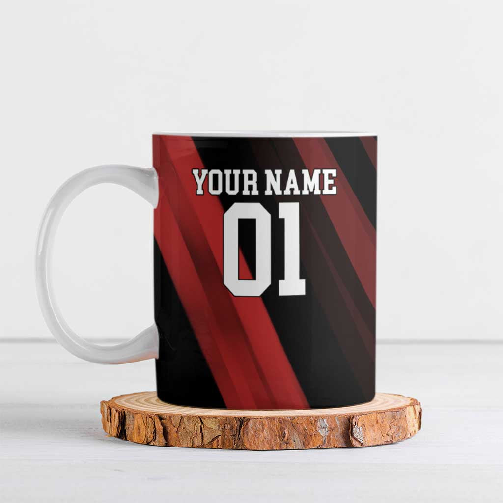 Personalized Metal Bat Ceramic Mug One Punch Man Baseball Crossover Design