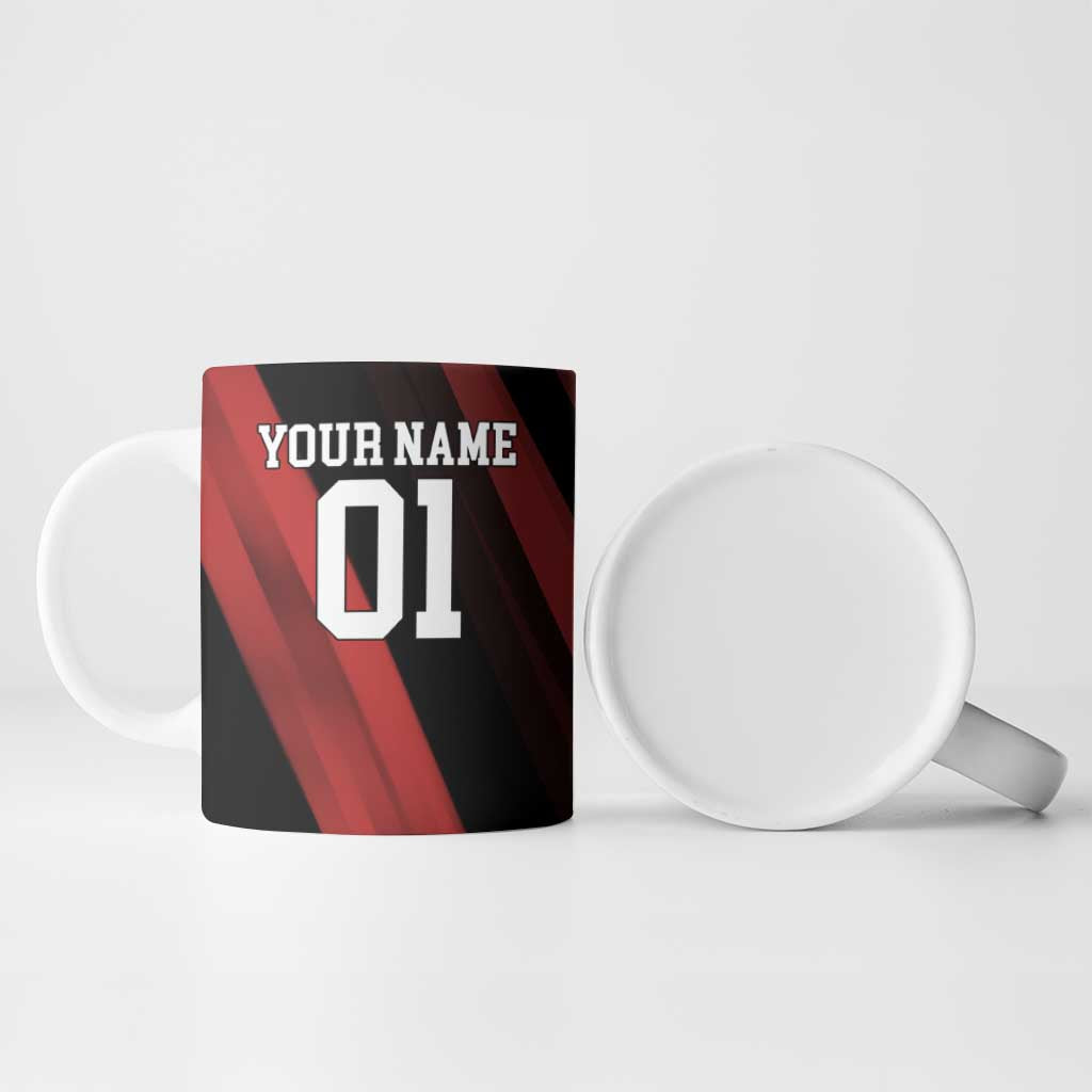 Personalized Metal Bat Ceramic Mug One Punch Man Baseball Crossover Design