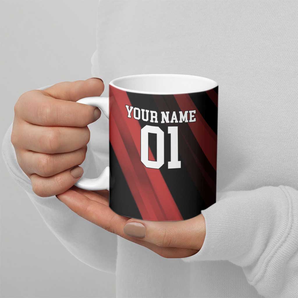 Personalized Metal Bat Ceramic Mug One Punch Man Baseball Crossover Design