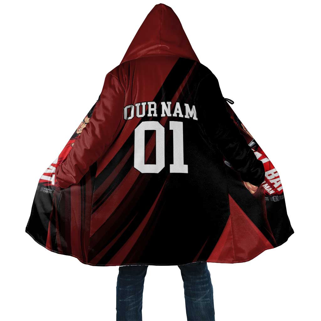 Personalized Metal Bat Cloak One Punch Man Baseball Crossover Design