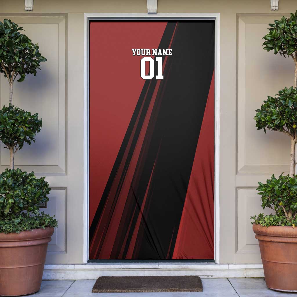 Personalized Metal Bat Door Cover One Punch Man Baseball Crossover Design