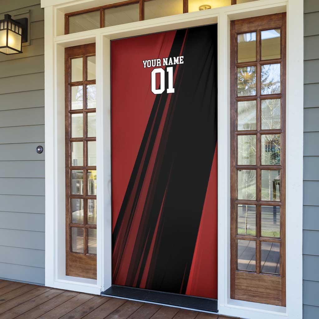 Personalized Metal Bat Door Cover One Punch Man Baseball Crossover Design