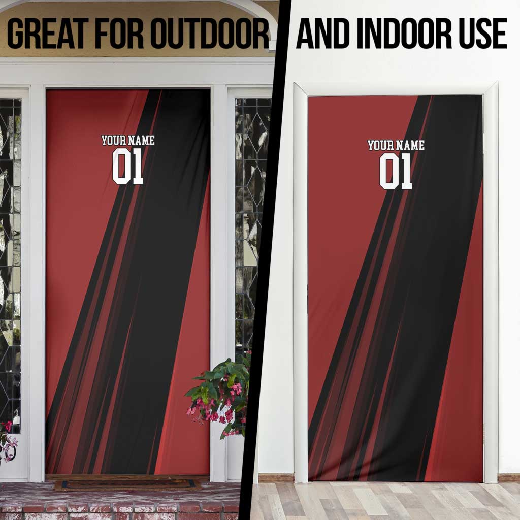 Personalized Metal Bat Door Cover One Punch Man Baseball Crossover Design