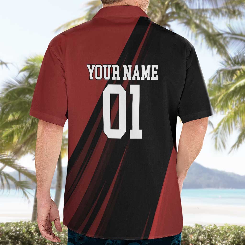 Personalized Metal Bat Hawaiian Shirt One Punch Man Baseball Crossover Design