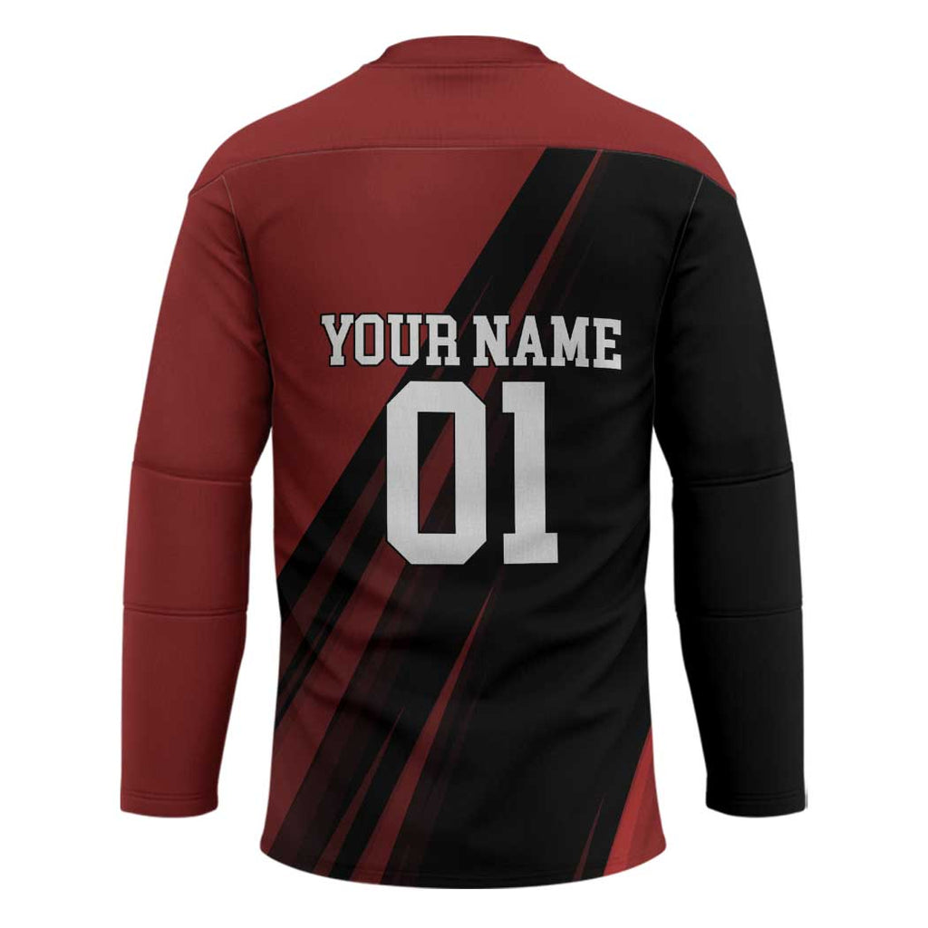 Personalized Metal Bat Hockey Jersey One Punch Man Baseball Crossover Design