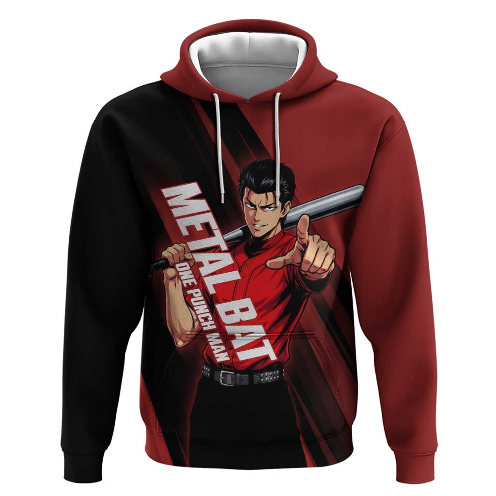Personalized Metal Bat Hoodie One Punch Man Baseball Crossover Design
