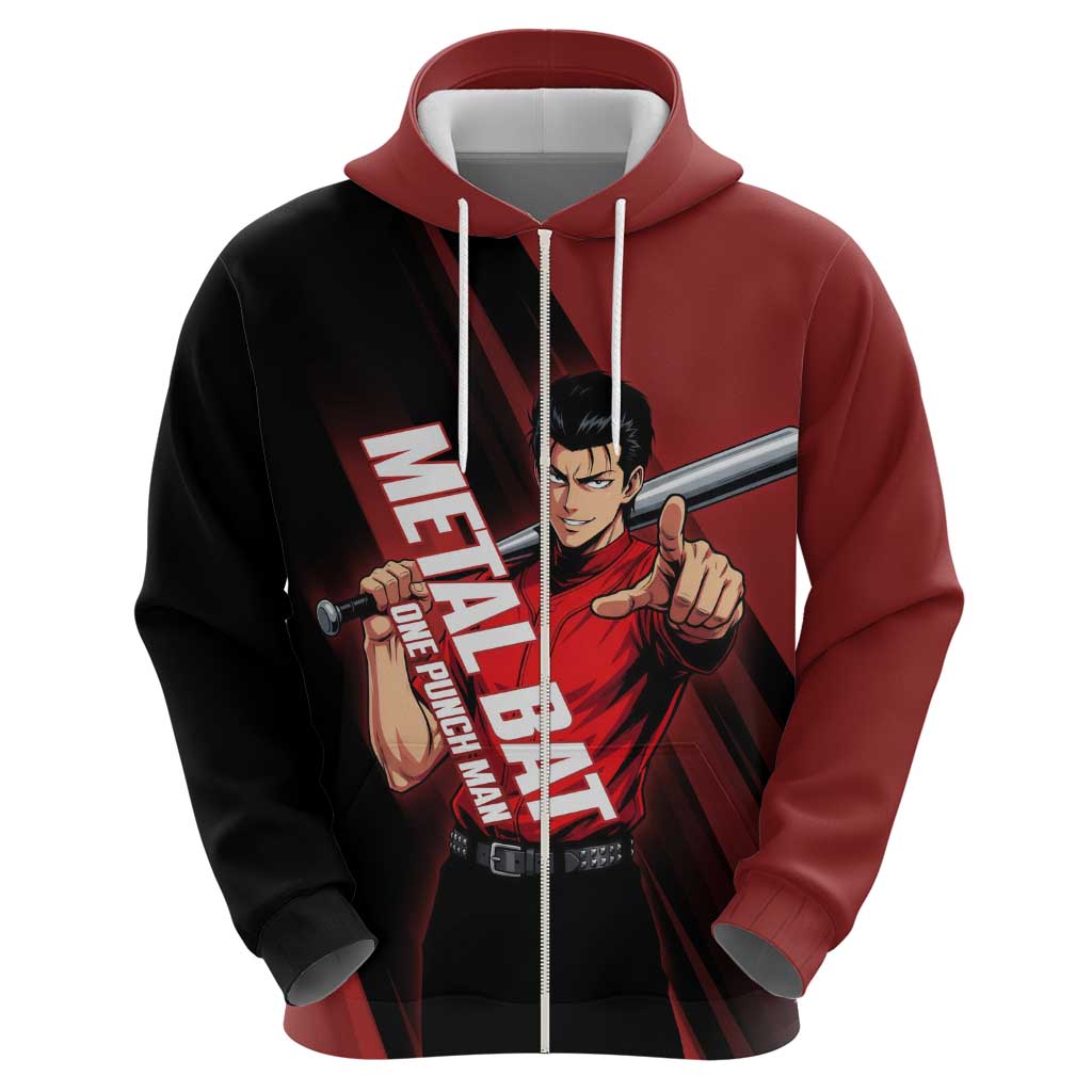 Personalized Metal Bat Hoodie One Punch Man Baseball Crossover Design