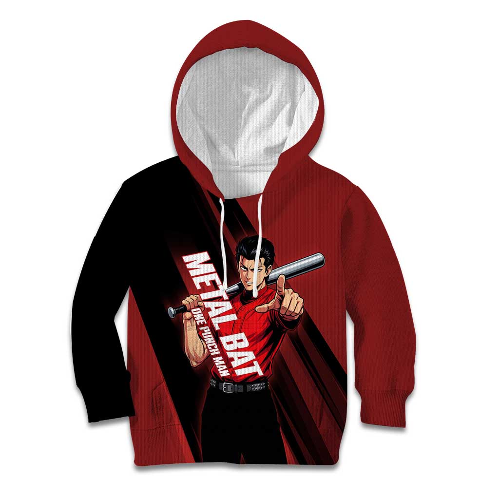 Personalized Metal Bat Kid Hoodie One Punch Man Baseball Crossover Design