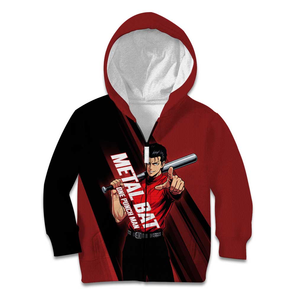 Personalized Metal Bat Kid Hoodie One Punch Man Baseball Crossover Design