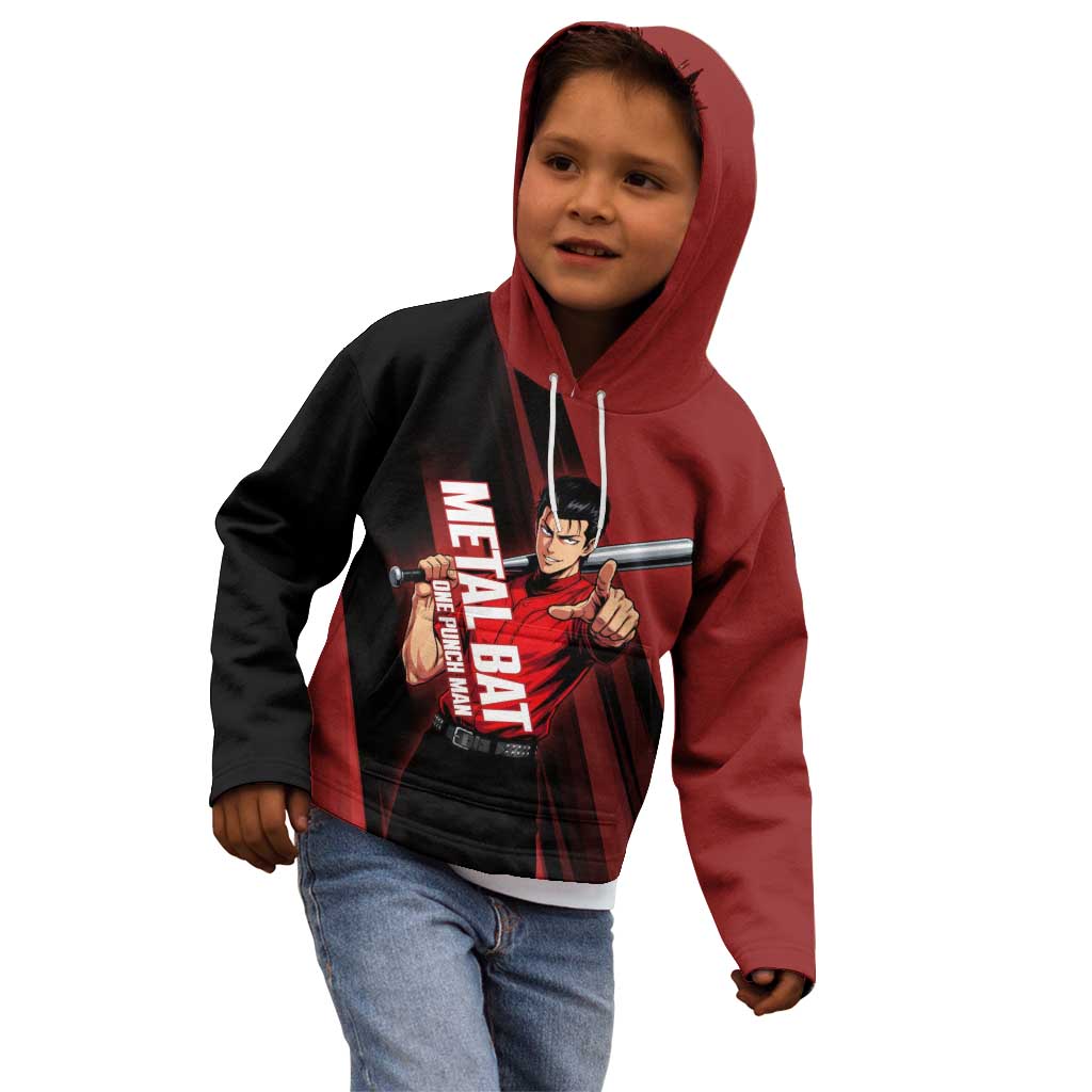 Personalized Metal Bat Kid Hoodie One Punch Man Baseball Crossover Design