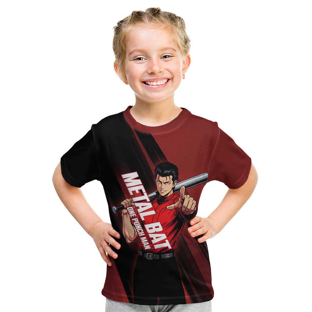 Personalized Metal Bat Kid T Shirt One Punch Man Baseball Crossover Design