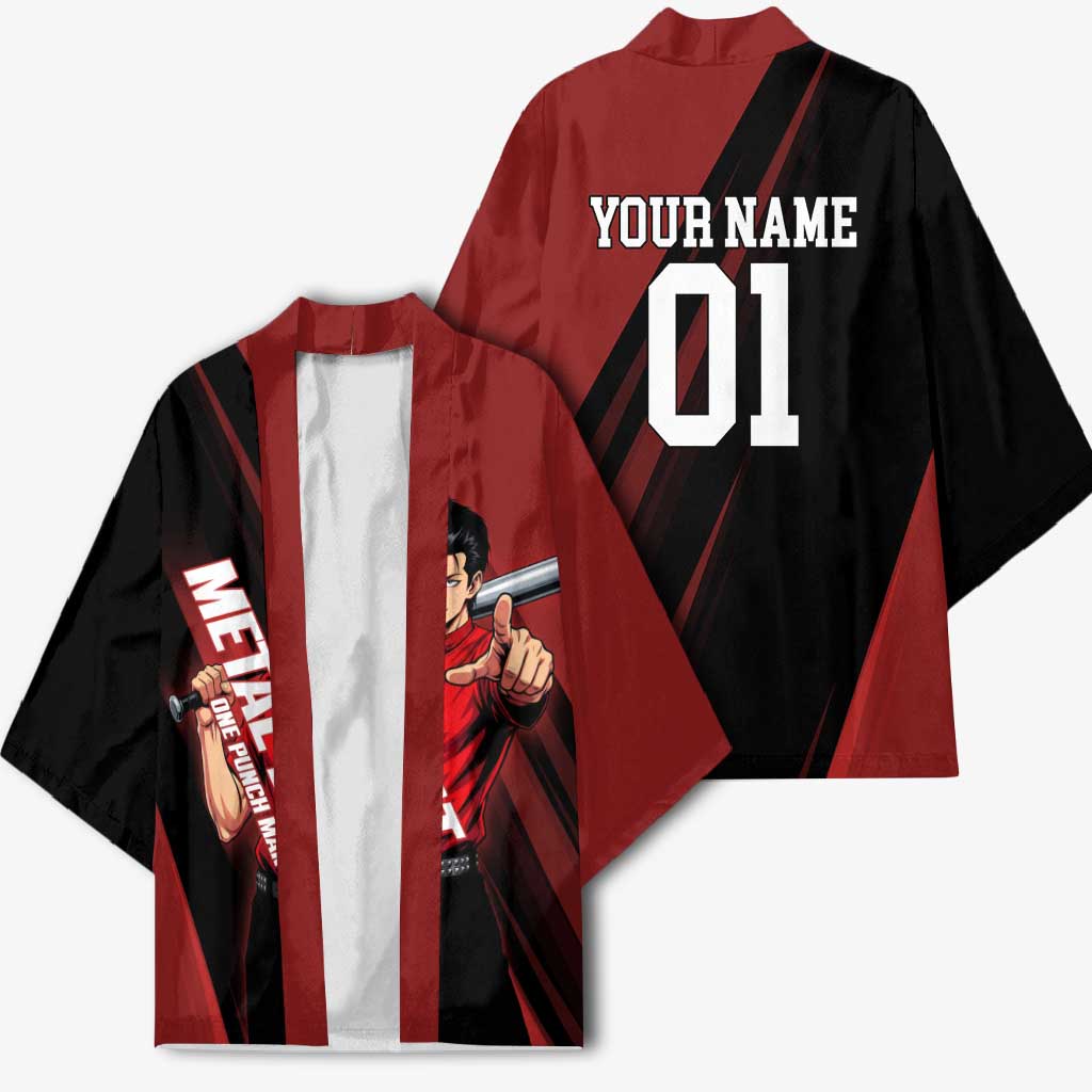Personalized Metal Bat Kimono One Punch Man Baseball Crossover Design