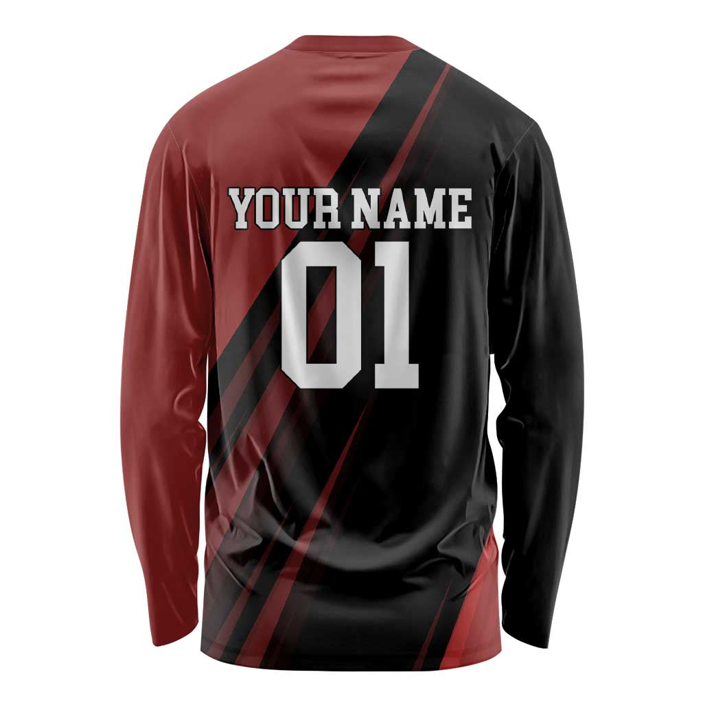 Personalized Metal Bat Long Sleeve Shirt One Punch Man Baseball Crossover Design