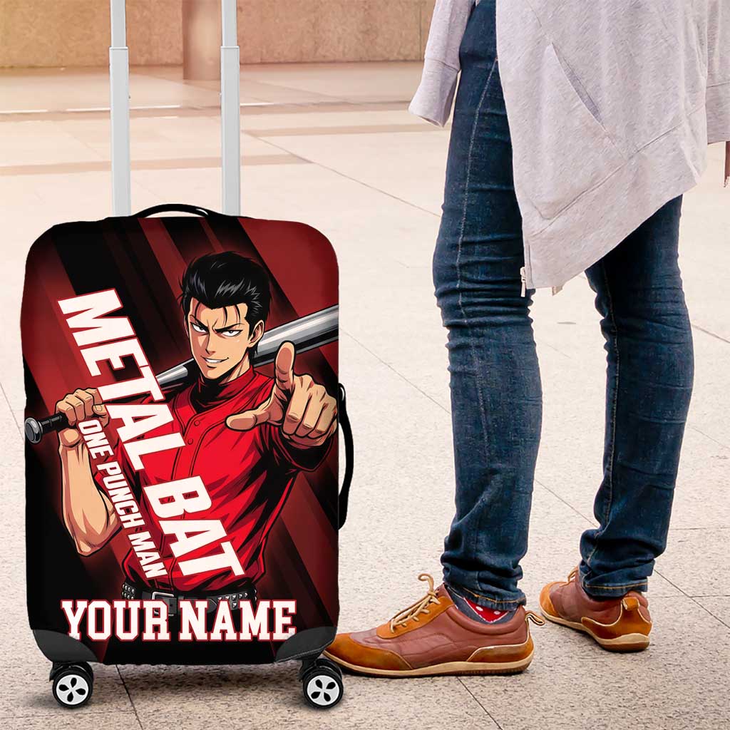 Personalized Metal Bat Luggage Cover One Punch Man Baseball Crossover Design