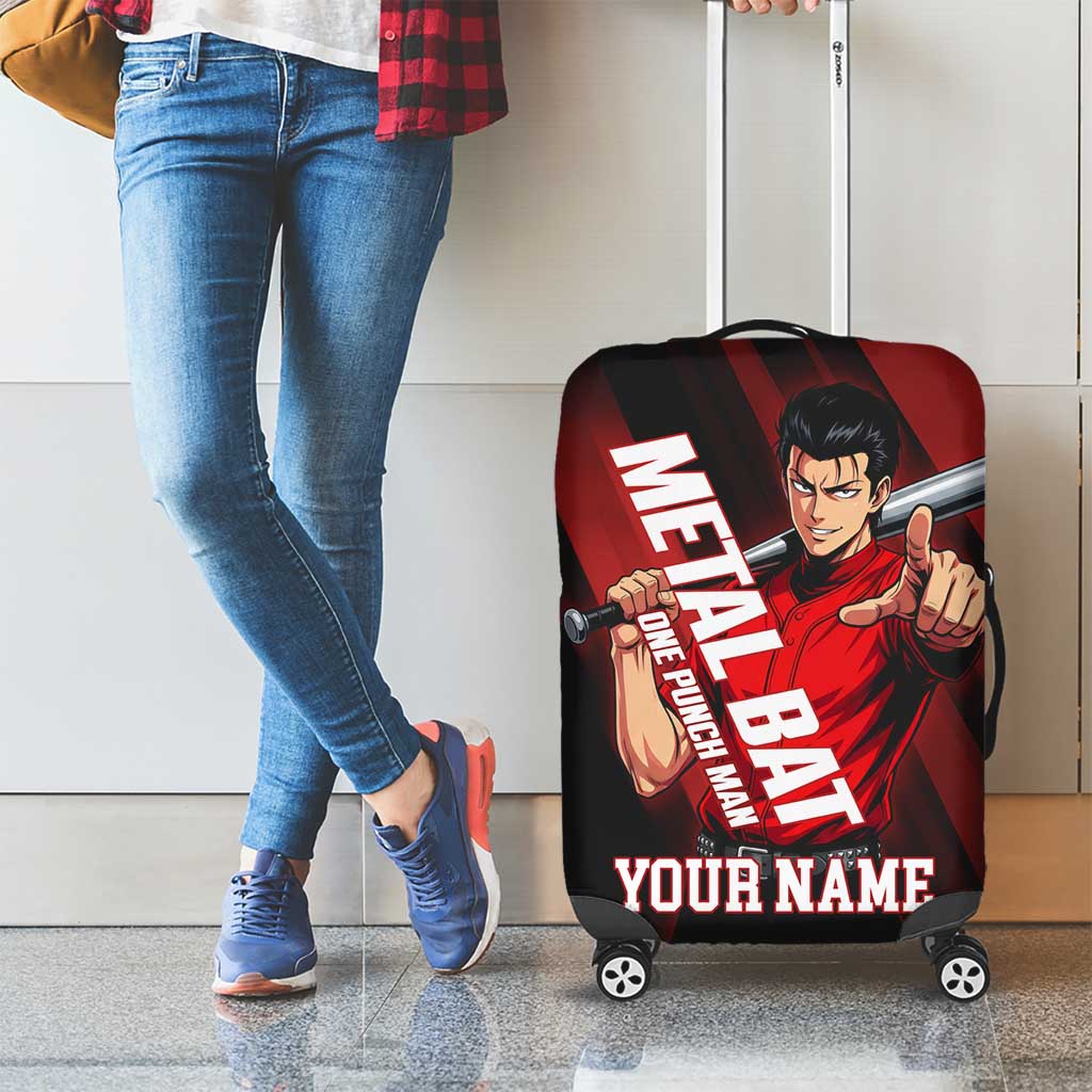 Personalized Metal Bat Luggage Cover One Punch Man Baseball Crossover Design
