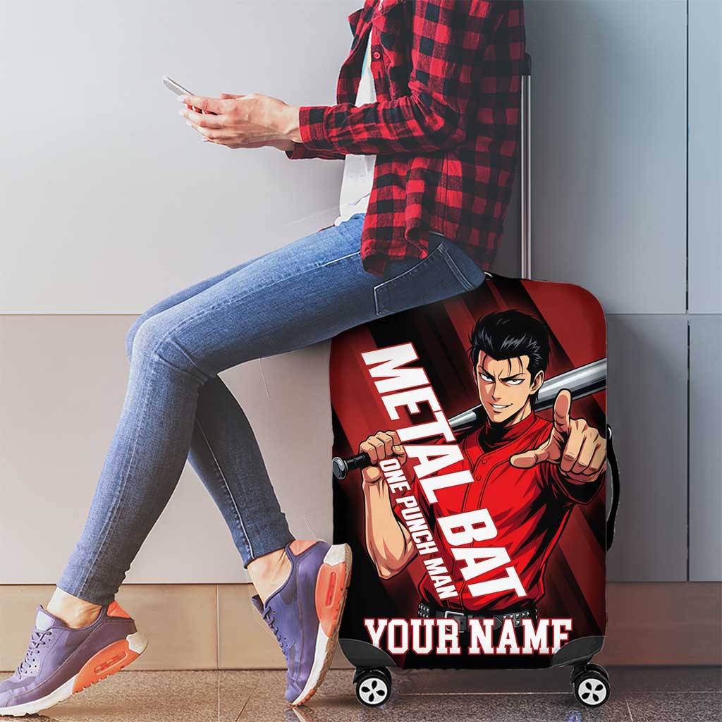 Personalized Metal Bat Luggage Cover One Punch Man Baseball Crossover Design