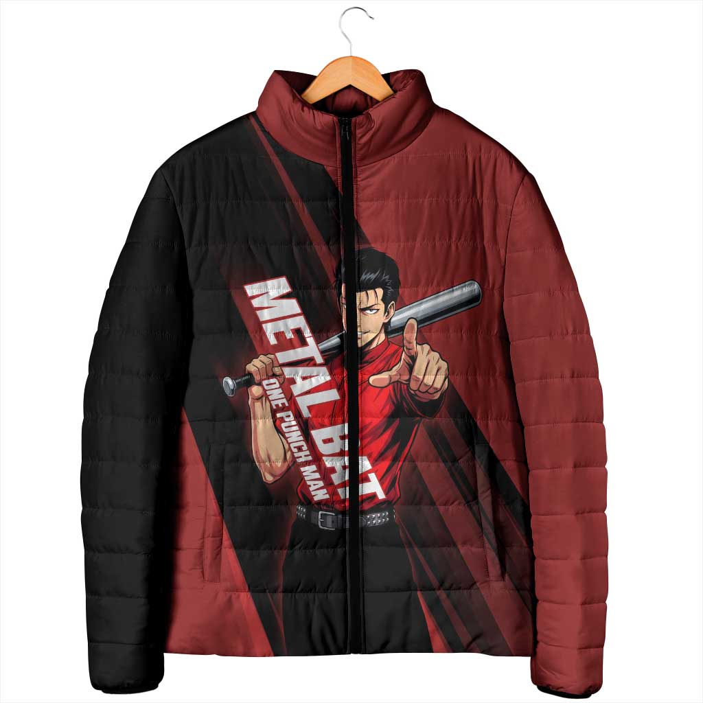 Personalized Metal Bat Padded Jacket One Punch Man Baseball Crossover Design