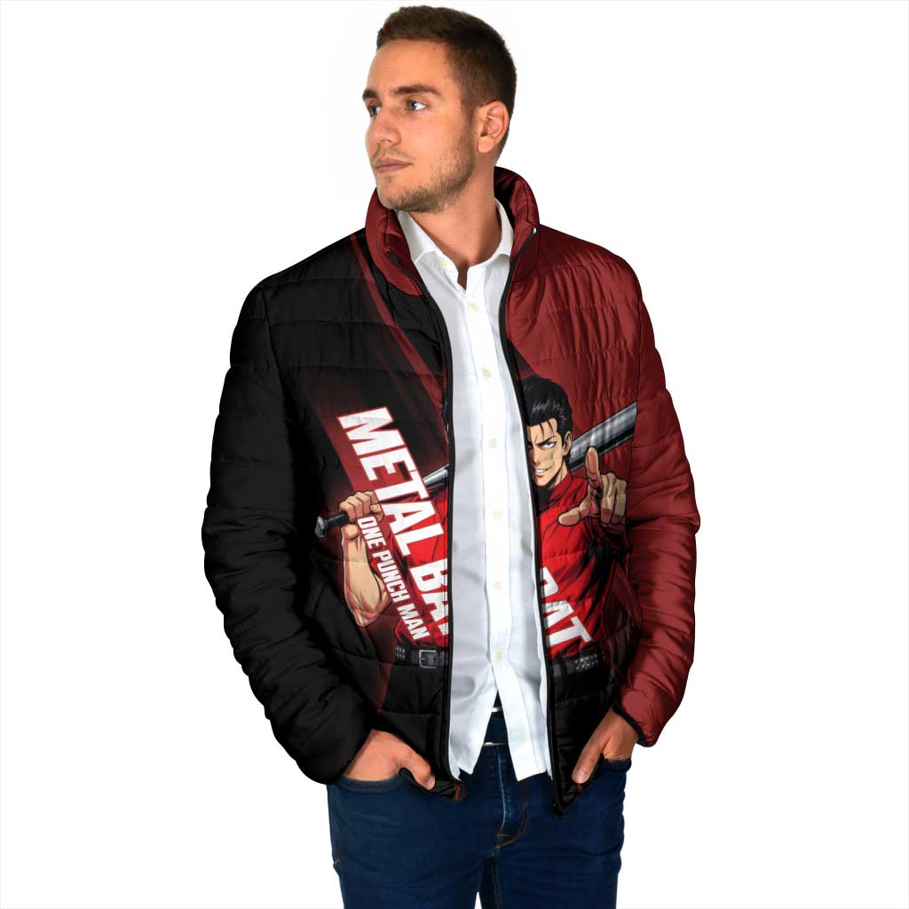 Personalized Metal Bat Padded Jacket One Punch Man Baseball Crossover Design