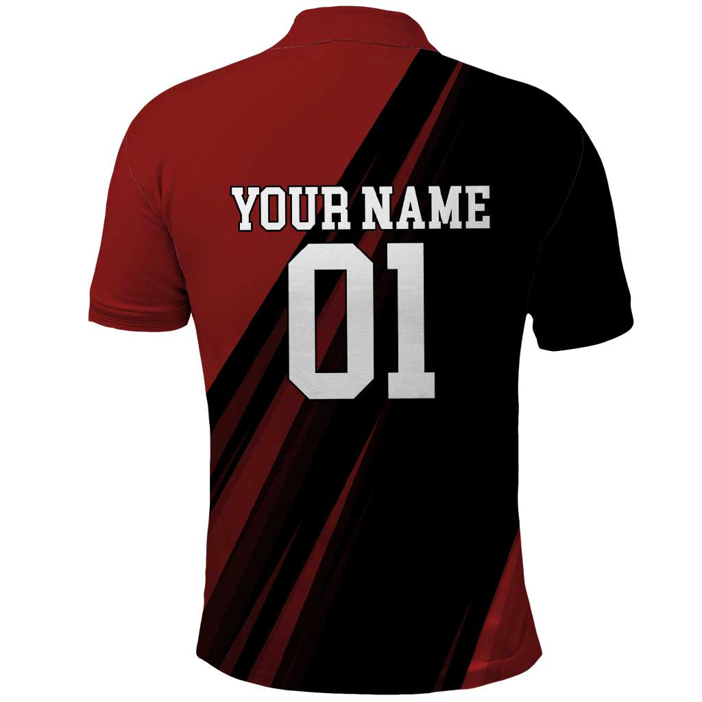 Personalized Metal Bat Polo Shirt One Punch Man Baseball Crossover Design
