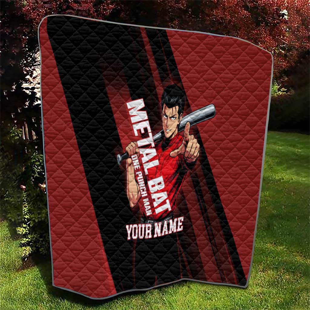 Personalized Metal Bat Quilt One Punch Man Baseball Crossover Design
