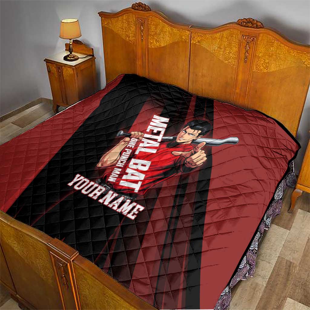 Personalized Metal Bat Quilt One Punch Man Baseball Crossover Design