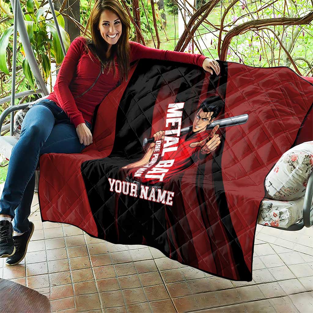 Personalized Metal Bat Quilt One Punch Man Baseball Crossover Design