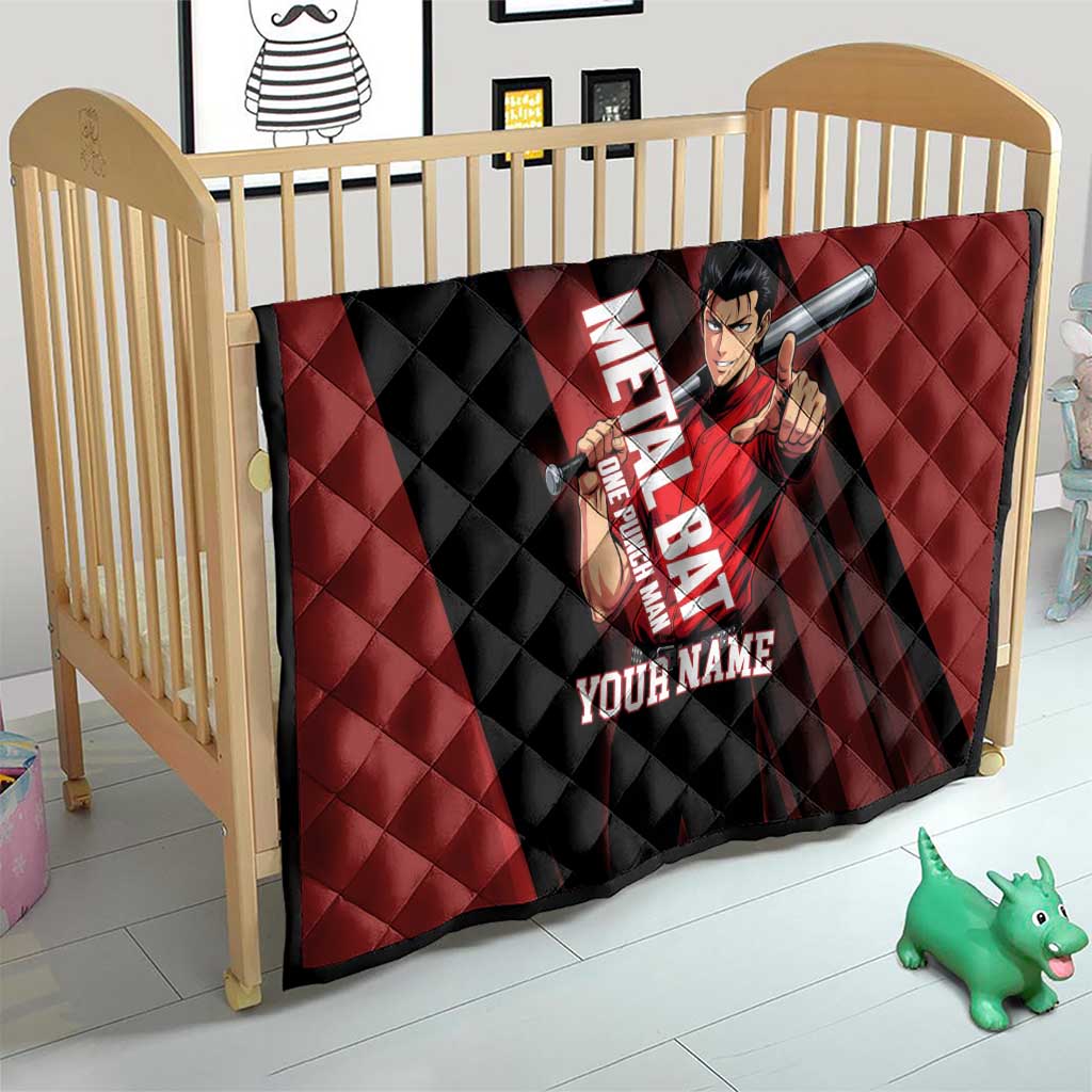 Personalized Metal Bat Quilt One Punch Man Baseball Crossover Design
