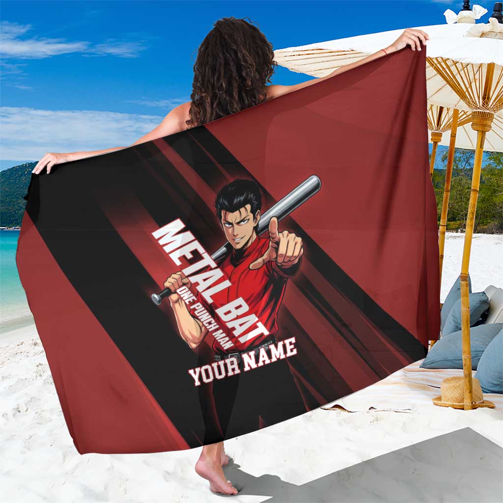 Personalized Metal Bat Sarong One Punch Man Baseball Crossover Design