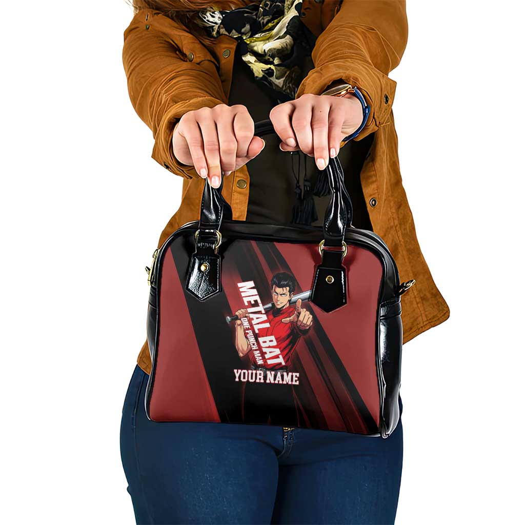 Personalized Metal Bat Shoulder Handbag One Punch Man Baseball Crossover Design