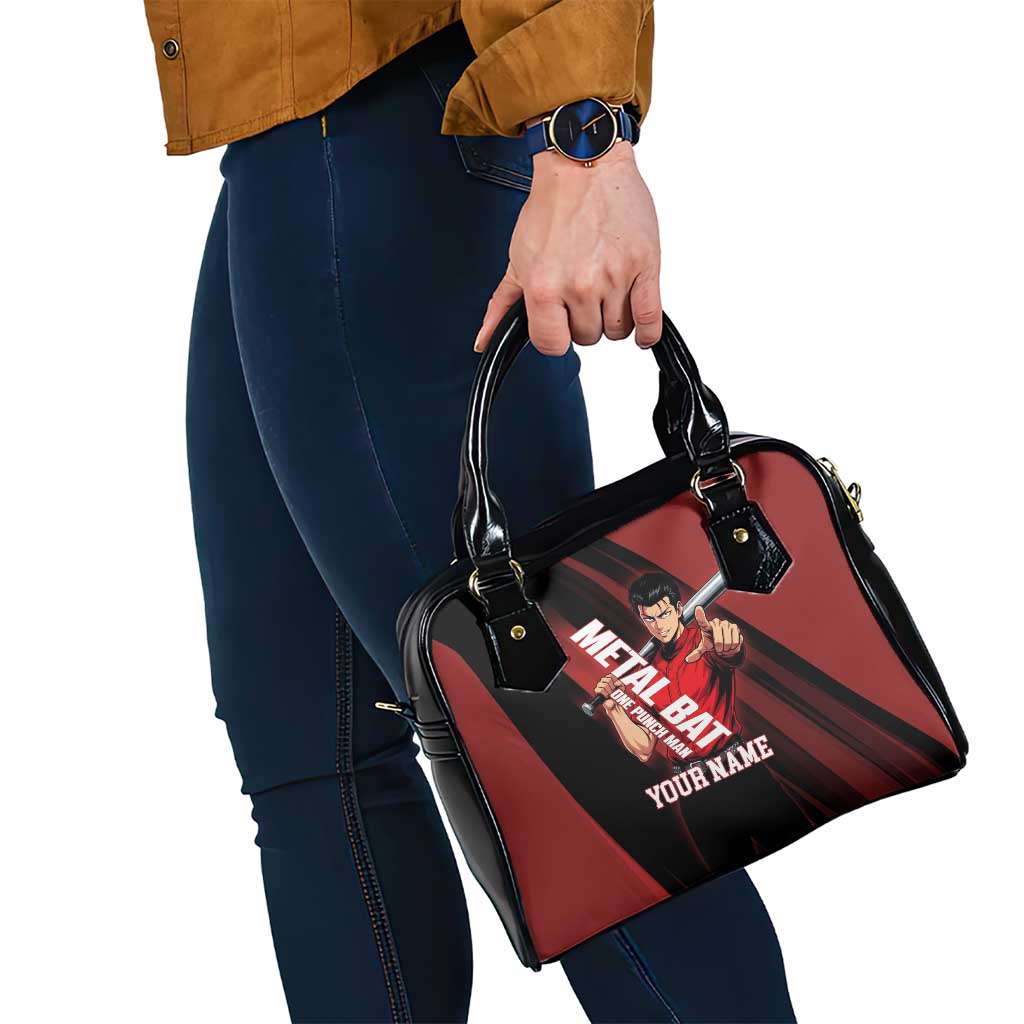 Personalized Metal Bat Shoulder Handbag One Punch Man Baseball Crossover Design