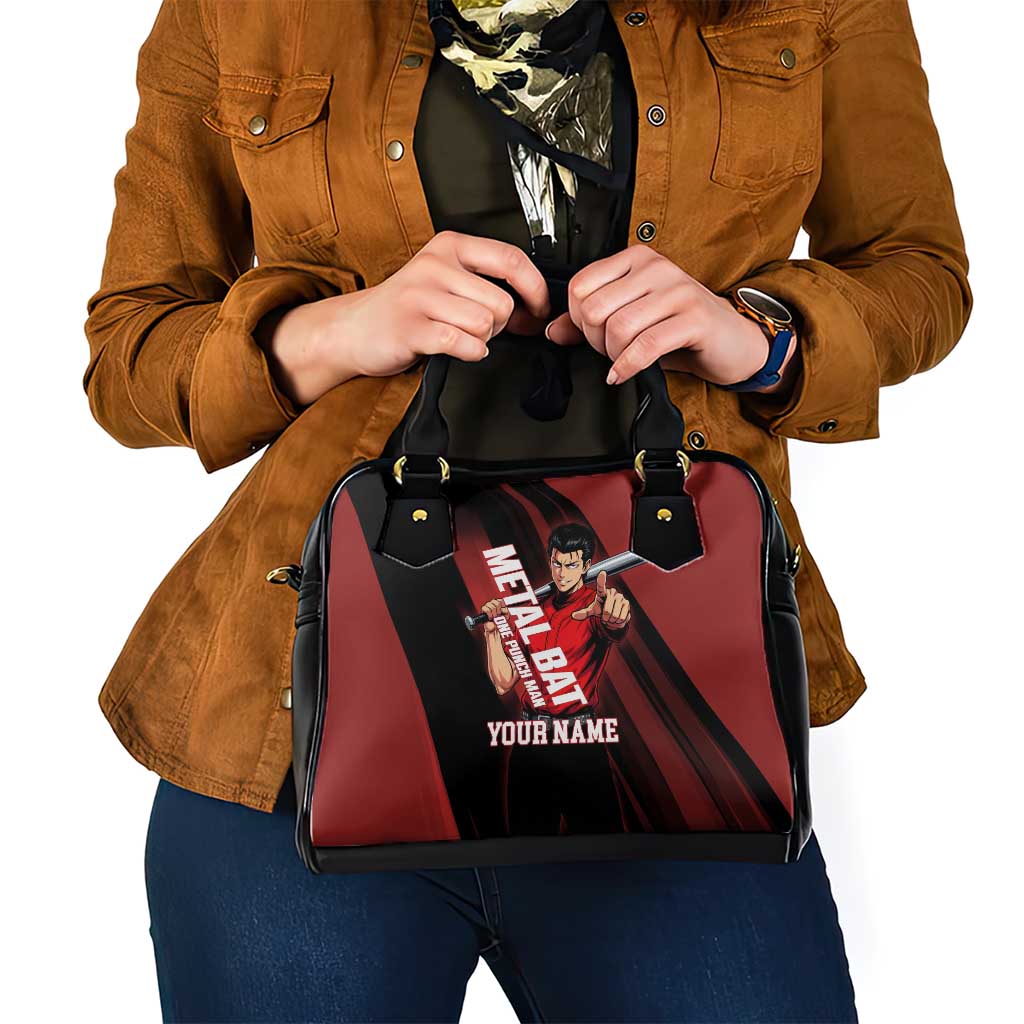 Personalized Metal Bat Shoulder Handbag One Punch Man Baseball Crossover Design