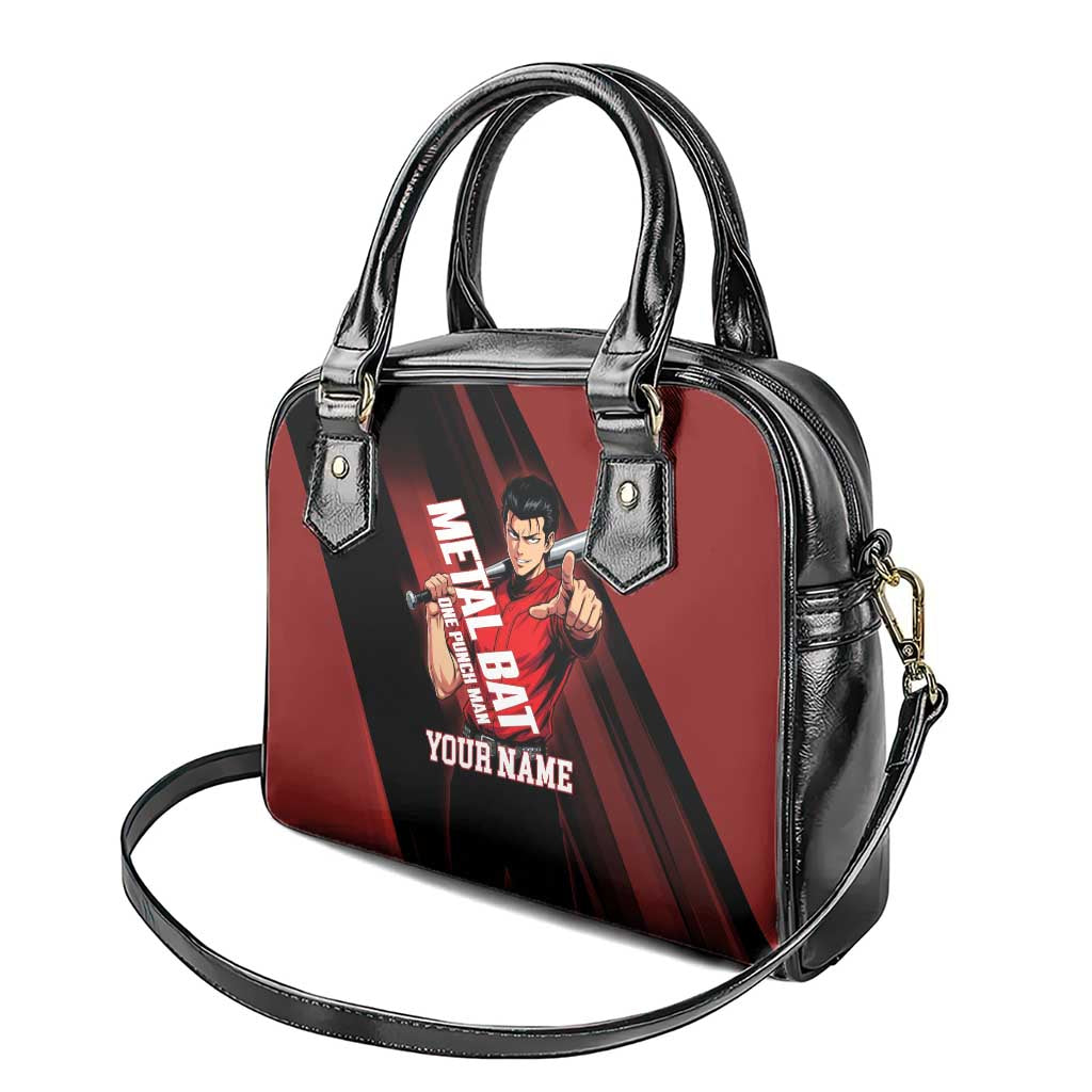 Personalized Metal Bat Shoulder Handbag One Punch Man Baseball Crossover Design