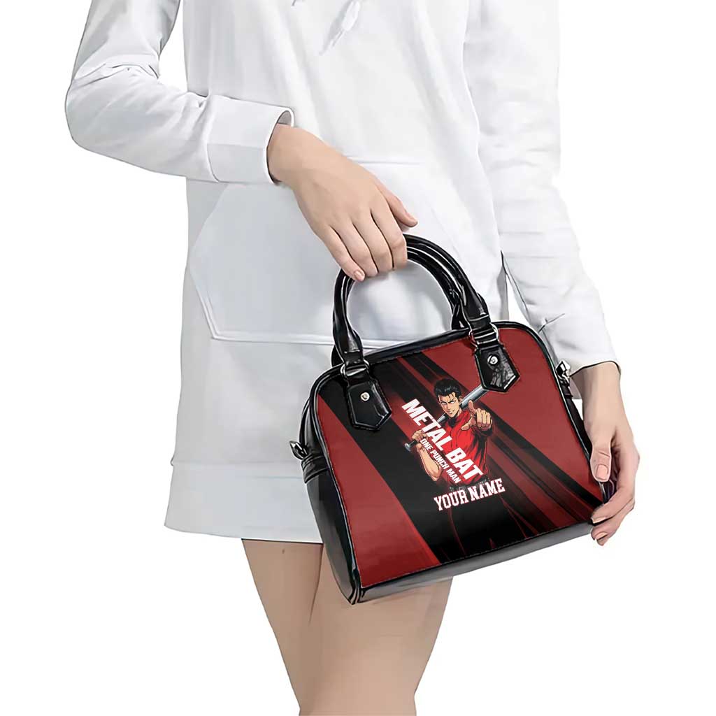 Personalized Metal Bat Shoulder Handbag One Punch Man Baseball Crossover Design