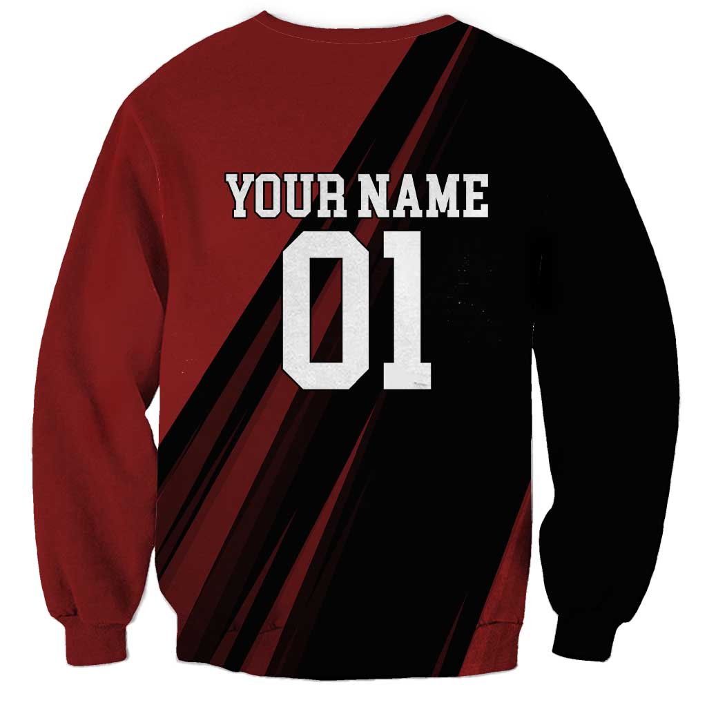 Personalized Metal Bat Sweatshirt One Punch Man Baseball Crossover Design