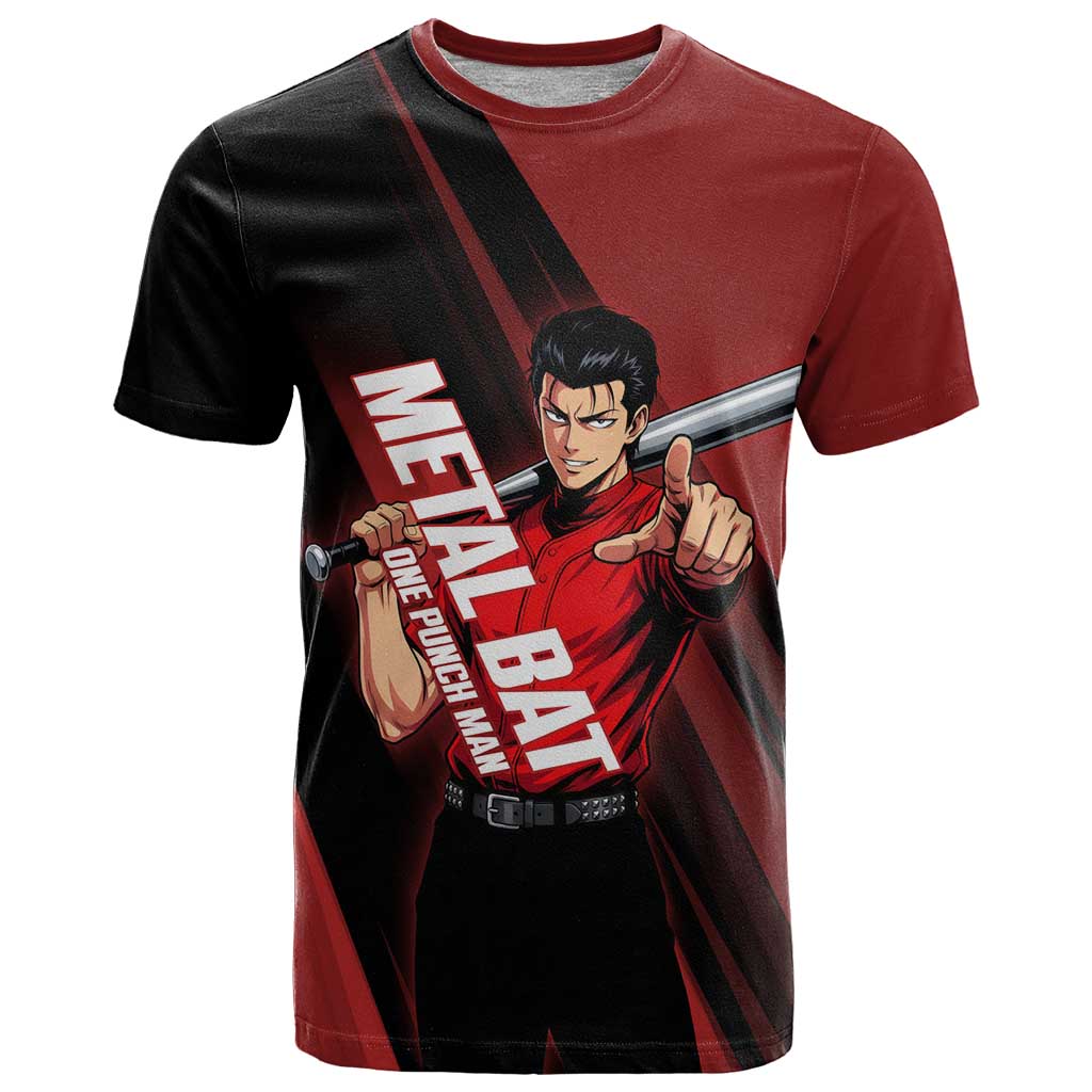 Personalized Metal Bat T Shirt One Punch Man Baseball Crossover Design