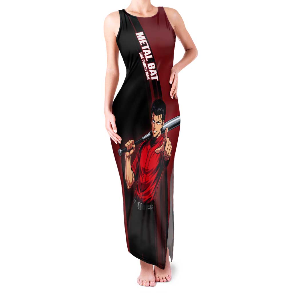 Personalized Metal Bat Tank Maxi Dress One Punch Man Baseball Crossover Design